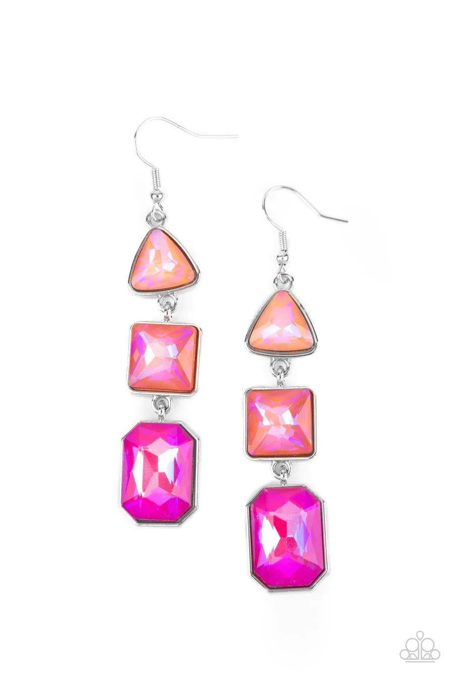 women’s drop earrings -Cosmic Culture - Pink