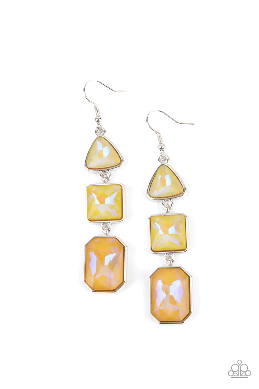 women’s unique gold earrings -Cosmic Culture - Yellow