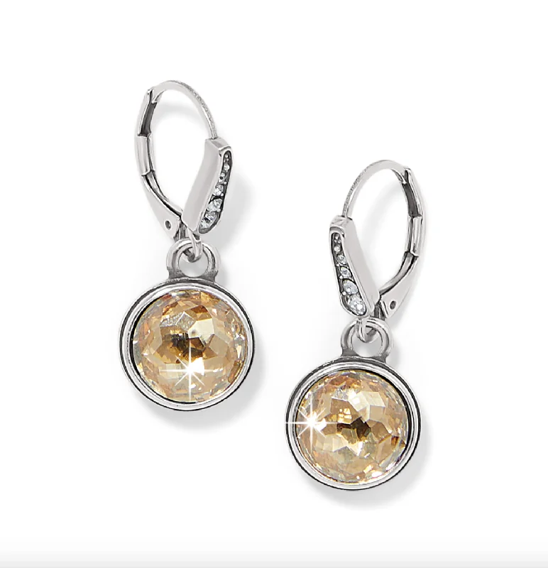 women’s clip-on earrings -Meridian Aurora Leverback Earrings