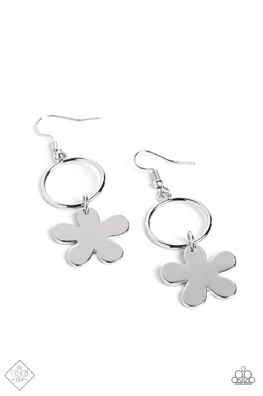 women’s opal earrings -Foreshore Figurine - Silver