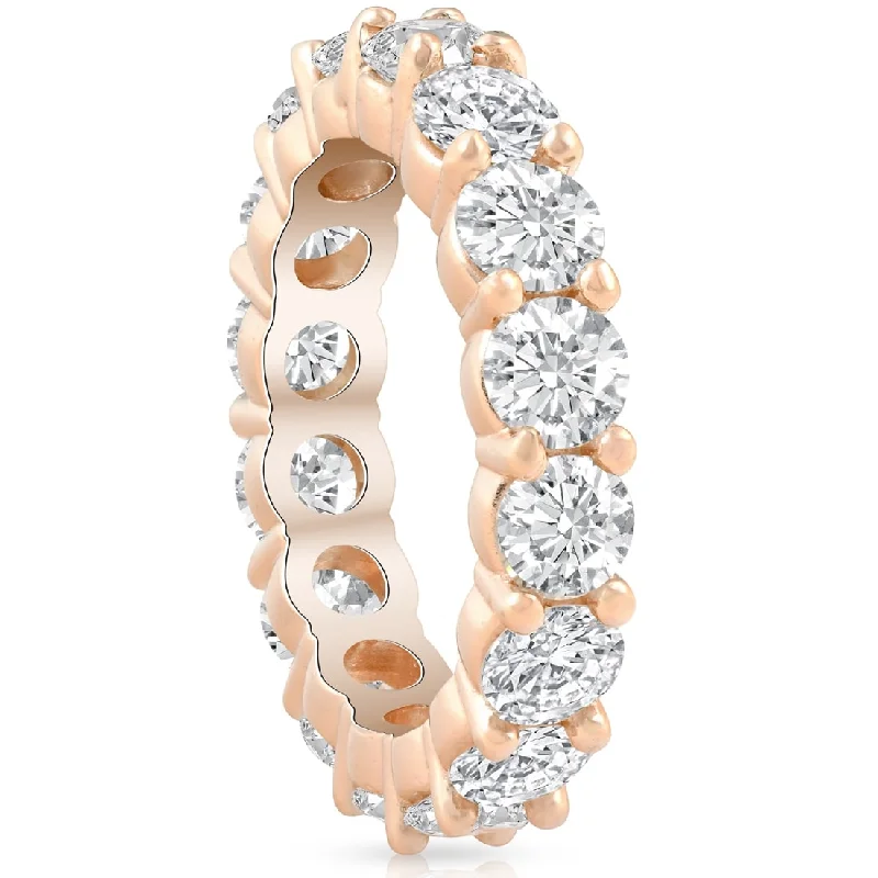 women’s affordable engagement rings -5ct Diamond Eternity Ring Rose Gold