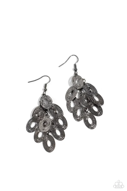 women’s luxury earrings -Thrift Shop Twinkle - Black