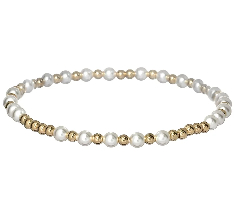 women’s bangles and bracelets -Emma Pearl Stretch Bracelet