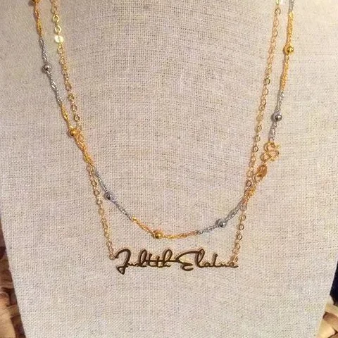 gold necklaces for women -First & Middle