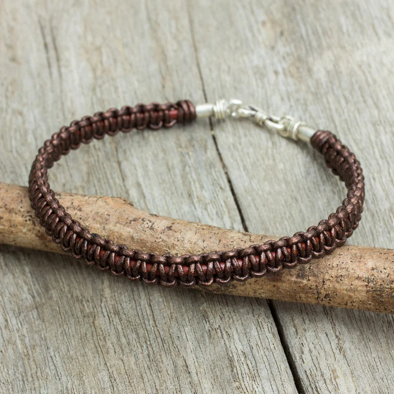 women’s beaded bracelets -Essence of Style in Brown Bracelet