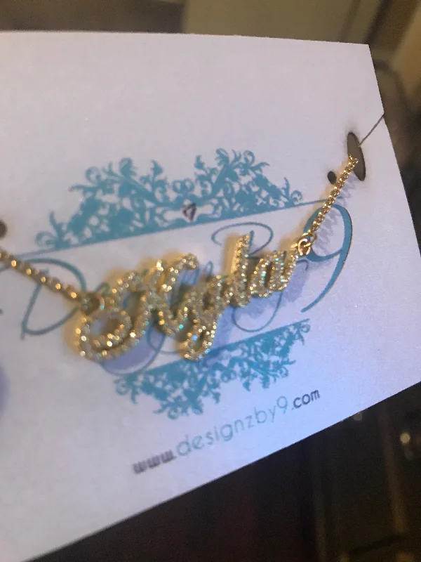 women’s statement chain necklaces -Bling Name