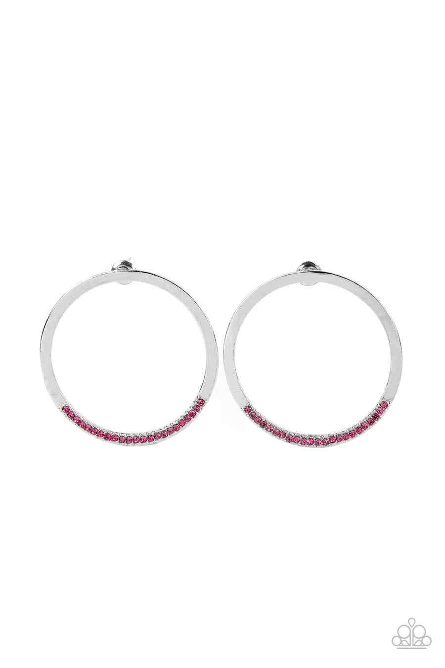 women’s chic earrings -Spot On Opulence - Pink