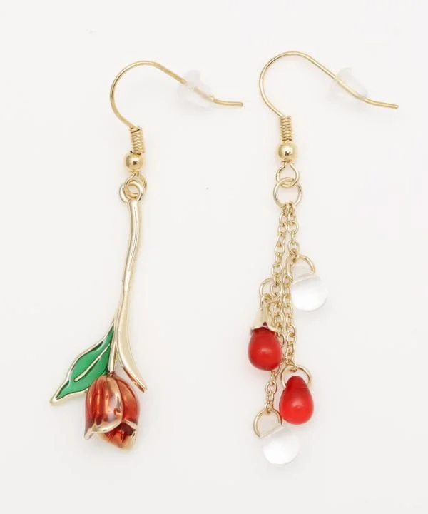 women’s emerald earrings -Tulip Earrings