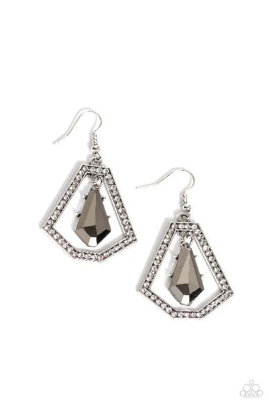 women’s earrings -Poshly Photogenic - Silver