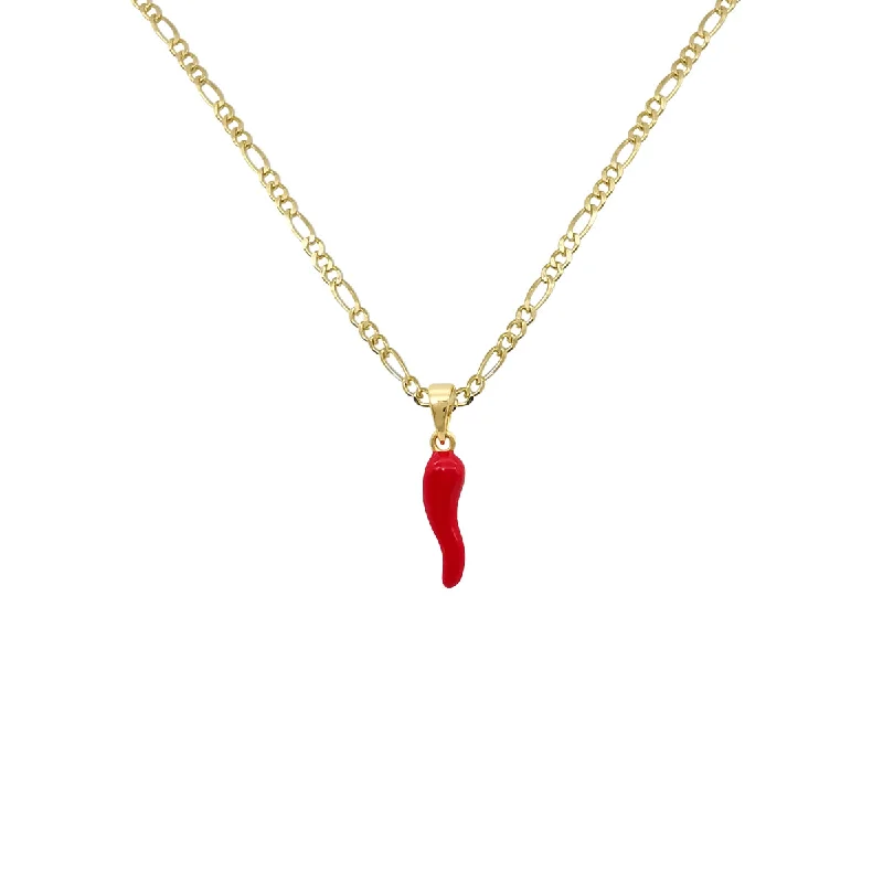 women’s unique pendant necklaces -Cornicello Necklace | Gold