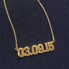 women’s adjustable necklaces -Date Necklace