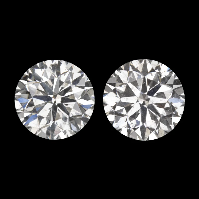 women’s fashion gemstone rings -DIAMOND STUD EARRINGS 1.5 CARAT VERY GOOD ROUND CUT NATURAL EARTH MINED PAIR