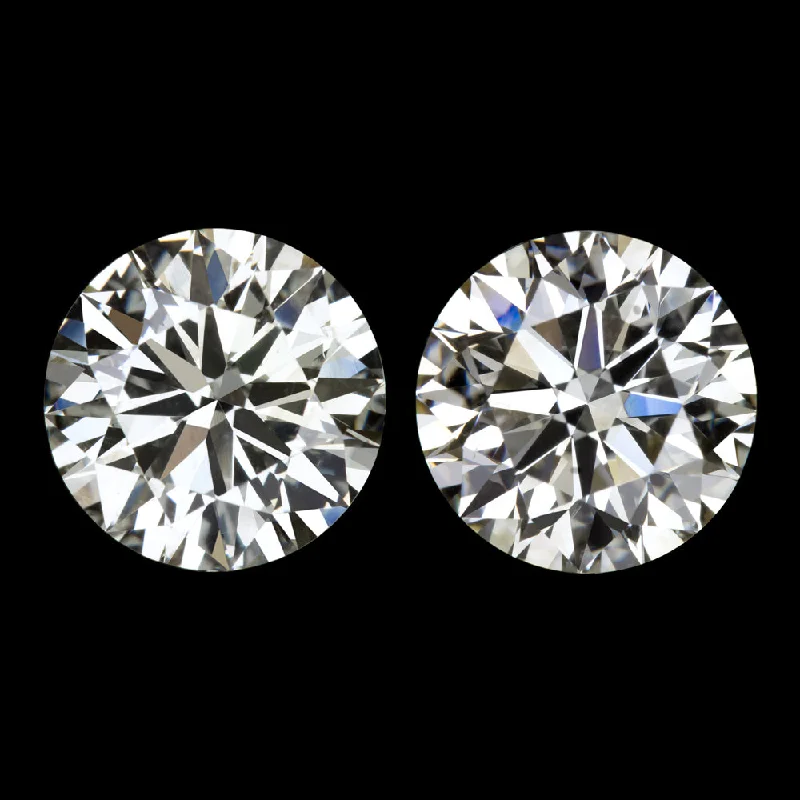 women’s trendy rings -1.09ct EXCELLENT CUT I VS2-SI1 DIAMOND STUD EARRINGS ROUND LOOSE PAIR NATURAL