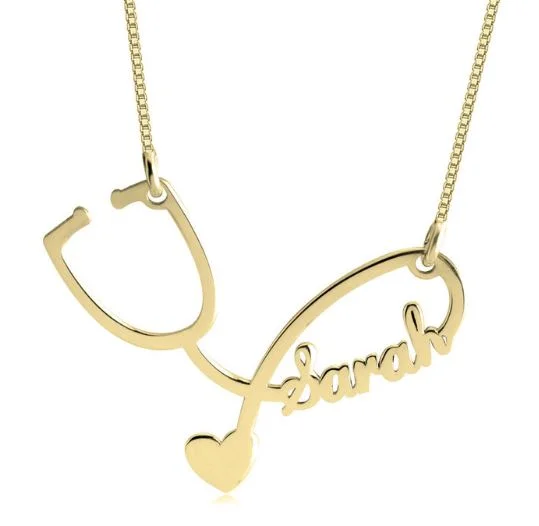 women’s initial necklaces -Care Chain